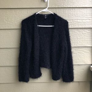 h and m fluffy cardigan